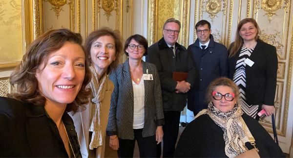 Dr Marie-Cécile Blanchet à l'Elysée